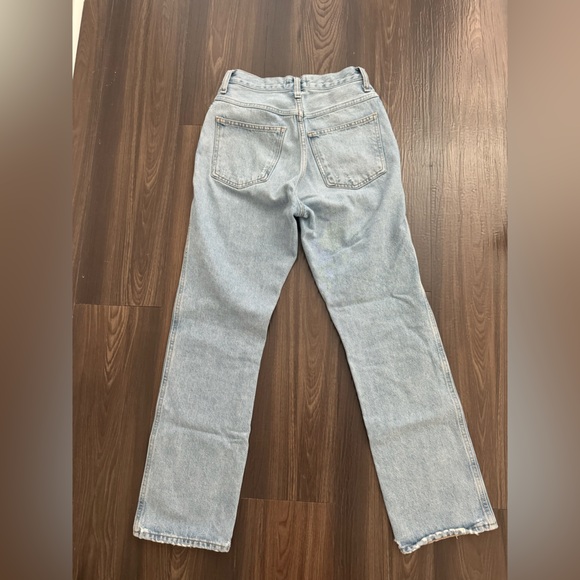 Agolde Pinch Waist High Rise Kick in Riptide - Picture 3 of 5